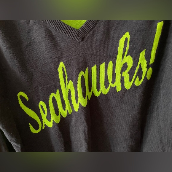Seattle Seahawks Sweater from Touch by Alyssa Milano Women’s Size L SEAHAWKS! - Picture 3 of 5